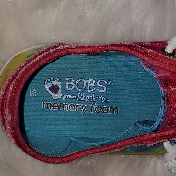 BOBS from Skechers Pink and Blue Tie-Dye Sneakers - Picture 3 of 11